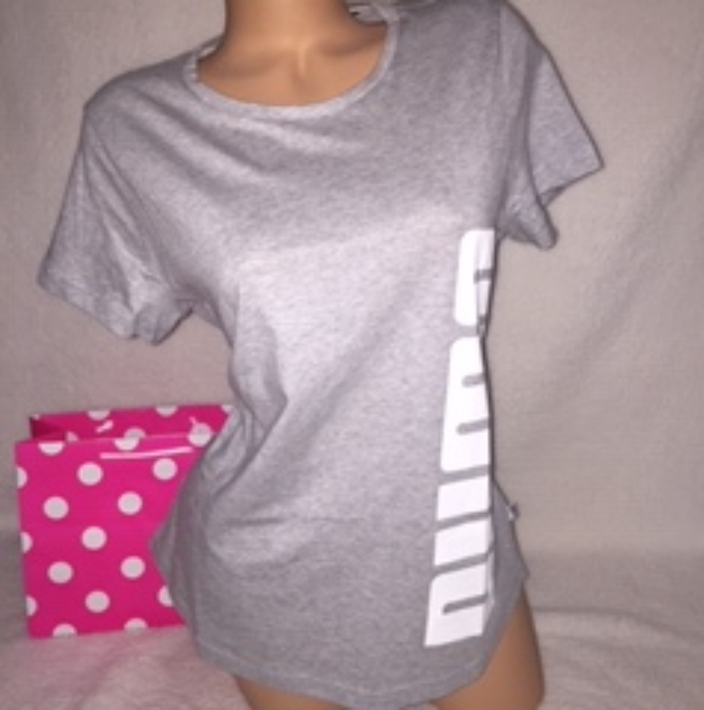 Women's Puma T-Shirt Top Tee Workout Tee